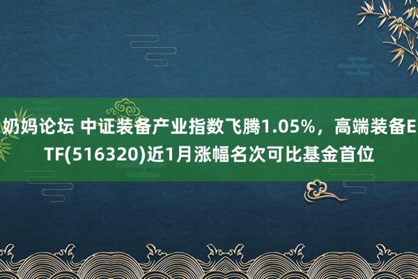 奶妈论坛 中证装备产业指数飞腾1.05%，高端装备ETF(516320)近1月涨幅名次可比基金首位