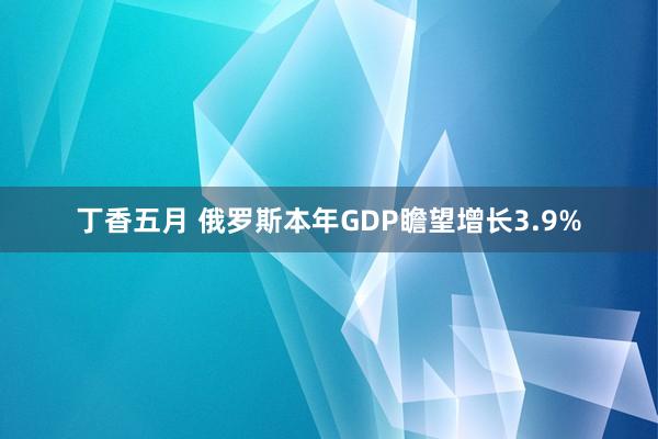 丁香五月 俄罗斯本年GDP瞻望增长3.9%