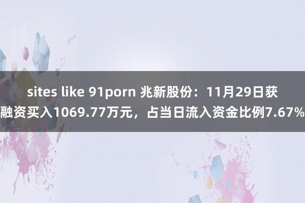 sites like 91porn 兆新股份：11月29日获融资买入1069.77万元，占当日流入资金比例7.67%