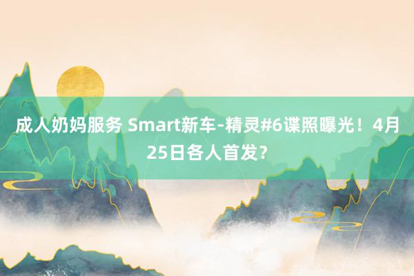 成人奶妈服务 Smart新车-精灵#6谍照曝光！4月25日各人首发？